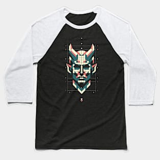 Geometric Devil Baseball T-Shirt